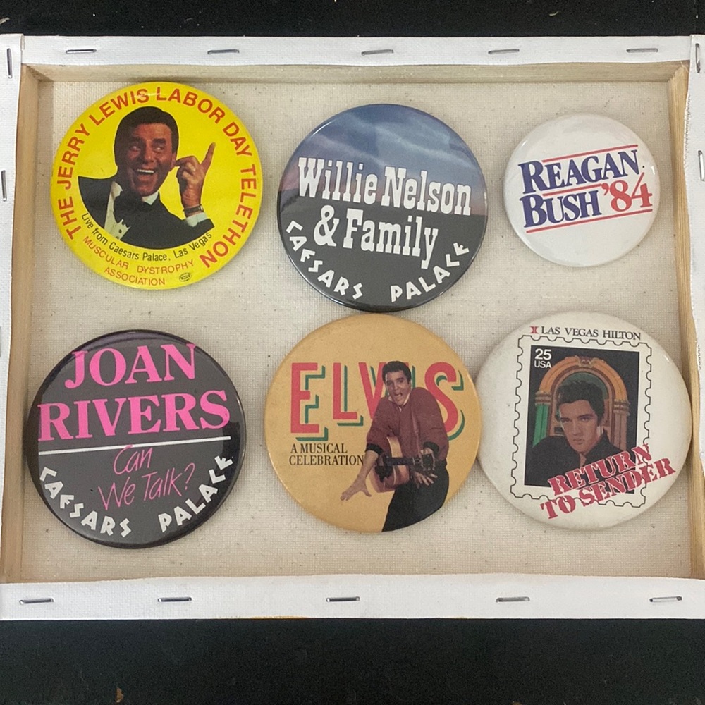 Nostalgia! Pin collection with some classics from Vegas .
